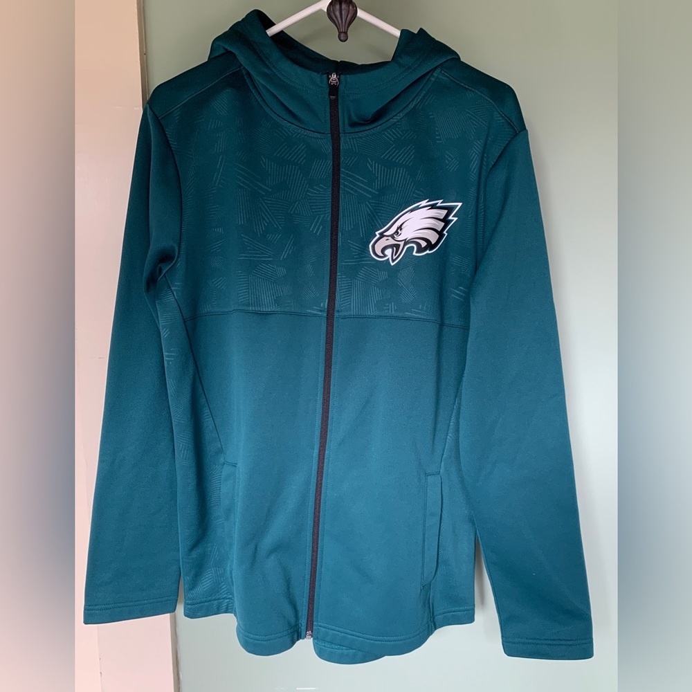 NWOT Philadelphia Eagles Zip up Sweatshirt Size M